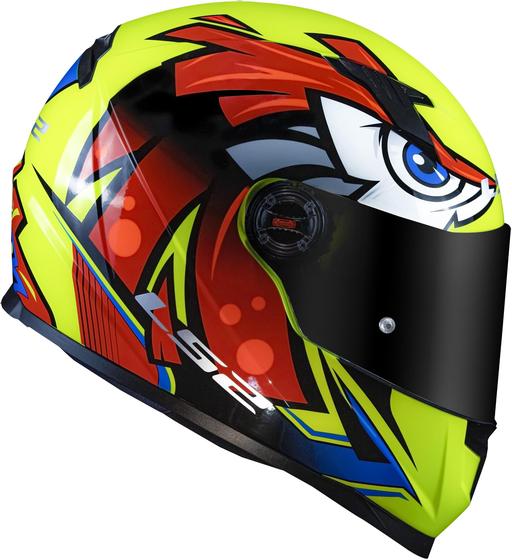 Imagem de Capacete Ls2 Ff358 Original Amarelo Tribal Yellow + Viseira Fume