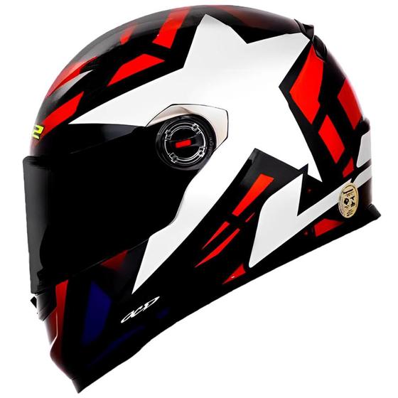 Imagem de Capacete LS2 FF358 Starwar Branco Vermelho