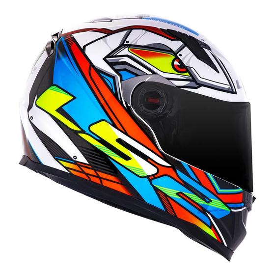 Imagem de Capacete ls2 ff358 xdron neon orange