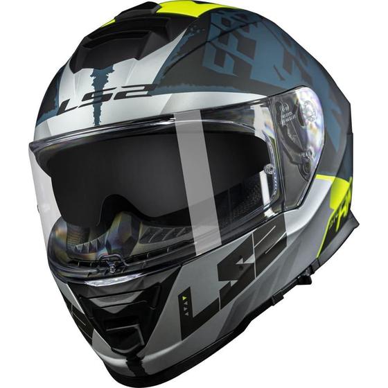 Imagem de Capacete Ls2 Ff800 Storm Sprinter Matte Preto Prat Cobalt 58