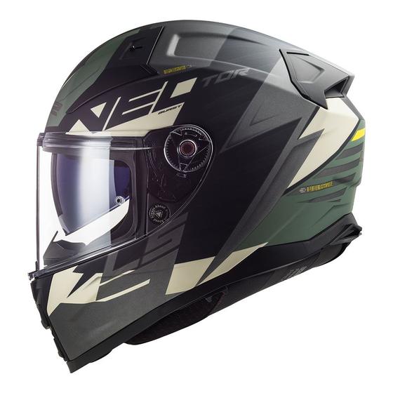 Imagem de Capacete LS2 FF811 Vector 2 Absolute Preto e Cinza Fosco