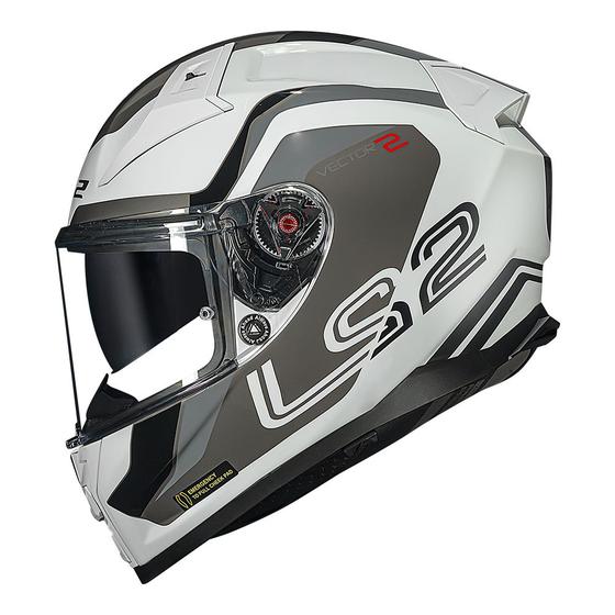 Imagem de Capacete LS2 FF811 Vector 2 Metric Branco Titanium