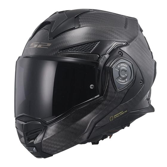 Imagem de Capacete LS2 FF901 Advant X Carbon Solid Escamoteável