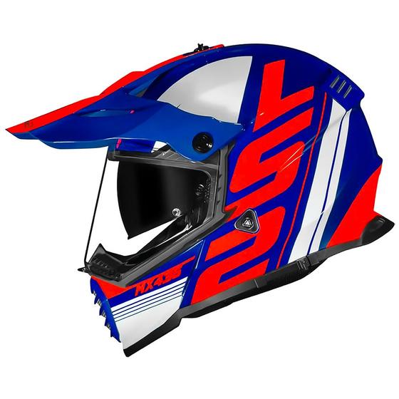 Imagem de Capacete ls2 mx 436 pioneer evo trophy azul