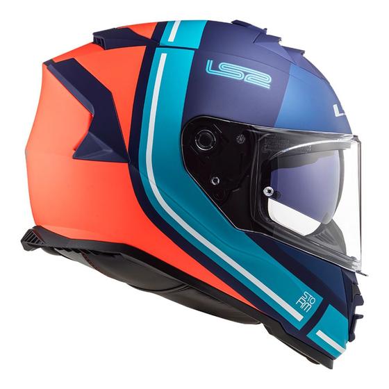 Imagem de Capacete ls2 storm slant laranja