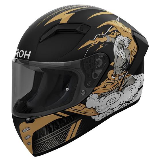 Imagem de Capacete Masculino Airoh Connor Zeus Esportivo Moto Preto