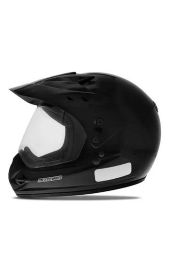 Imagem de Capacete Masculino Cross Trilha Ebf Motard Solid Brilhante