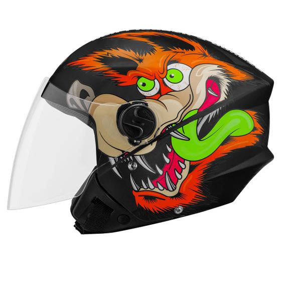 Imagem de Capacete Masculino Feminino Aberto De Moto Urbano Motoboy New Liberty 3 Coyote Cinza Fosco Pro Tork