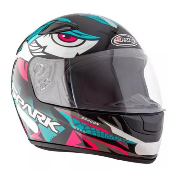 Imagem de Capacete Masculino Feminino Ebf Dragon Spider E Fly Classic F9