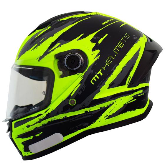 Imagem de Capacete Masculino MT Stinger 2 Sketch Preto Esportivo Moto