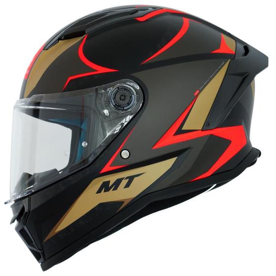 Imagem de Capacete Masculino MT Stinger 2 Zap B9 Esportivo Moto