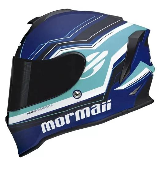 Imagem de Capacete Mormaii Novo M1 Vision Azul Fosco