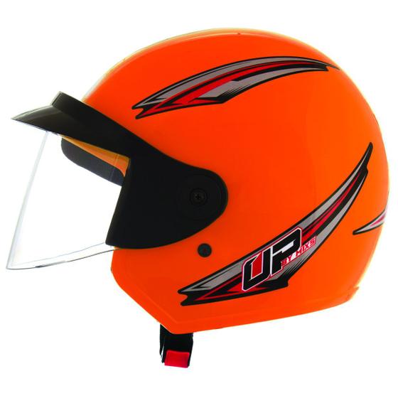 Imagem de Capacete Moto Aberto Com Viseira Mixs Up Feminino Masculino Barato