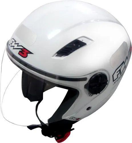 Imagem de Capacete Moto Aberto Fw3  X Open Classic Branco Brilhante 58