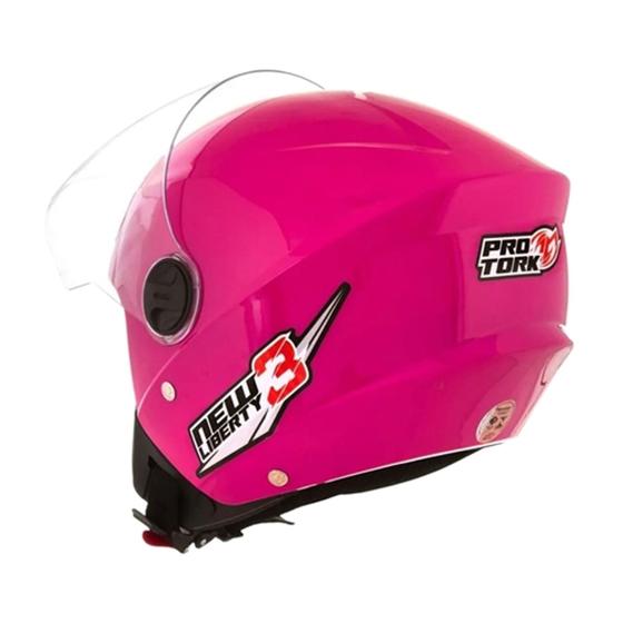 Imagem de Capacete Moto Aberto Pro Tork New Liberty 3 Three Rosa 58