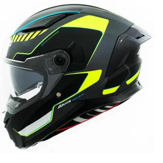 Imagem de Capacete Moto Axxis Panther Gale B3 Amarelo Fluor C Oculos