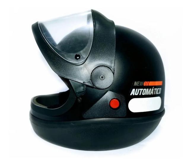 Capacete Moto Ebf New Automático Solid Preto Brilho 60 Menor preço em Capacete Moto Ebf New Automático Solid Preto Brilho 60