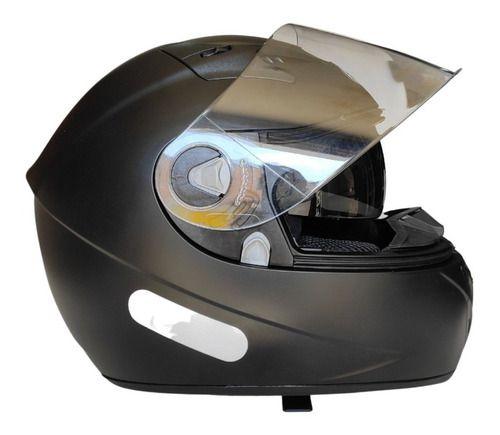 Imagem de Capacete Moto Ebf Xtroy Com Óculos Interno Fumê + Narigueira