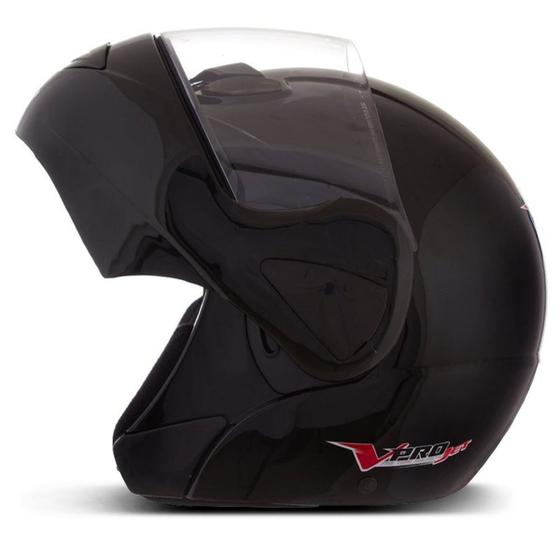 Imagem de Capacete Moto Fechado Escamoteável Robocop Articulado V-pro Jet Solid Pro Tork