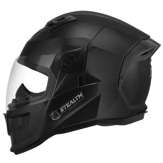 Capacete Moto Fechado Esportivo Feminino Masculino Pro Tork Stealth Brilhante Narigueira Oferta Menor preço em Capacete Moto Fechado Esportivo Feminino Masculino Pro Tork Stealth Brilhante Narigueira Oferta