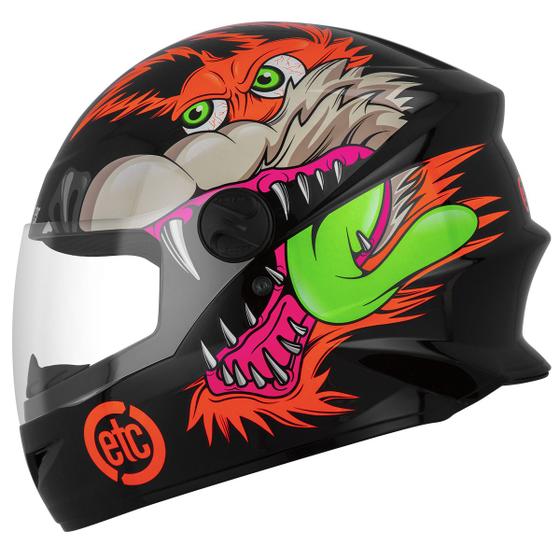 Imagem de Capacete Moto Fechado Etceter New Liberty 4 Coyote Masculino Feminino Lançamento