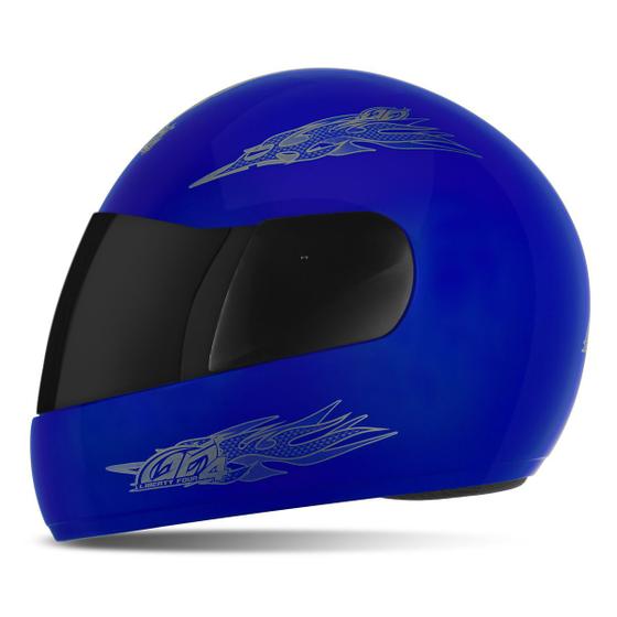 Imagem de Capacete Moto Fechado Integral Urbano Liberty 4 Four Viseira Fumê Pro Tork Masculino Feminino