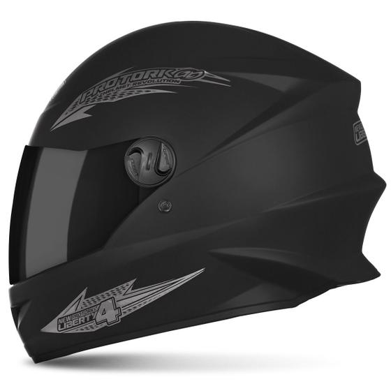 Capacete Moto Fechado Masculino Fosco R8 Air Fosco Vis. Fumê - Pro Tork -  Capacete de Moto - Magazine Luiza