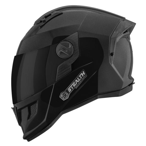 Capacete Moto Fechado Pro Tork Stealth Solid Brilhante Viseira Fumê Segurança Conforto Proteção Resistência Masculino Feminino Menor preço em Capacete Moto Fechado Pro Tork Stealth Solid Brilhante Viseira Fumê Segurança Conforto Proteção Resistência Masculino Feminino