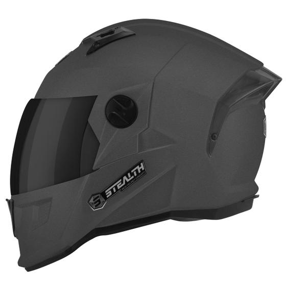 Imagem de Capacete Moto Fechado Pro Tork Stealth Solid Fosco Viseira Fumê