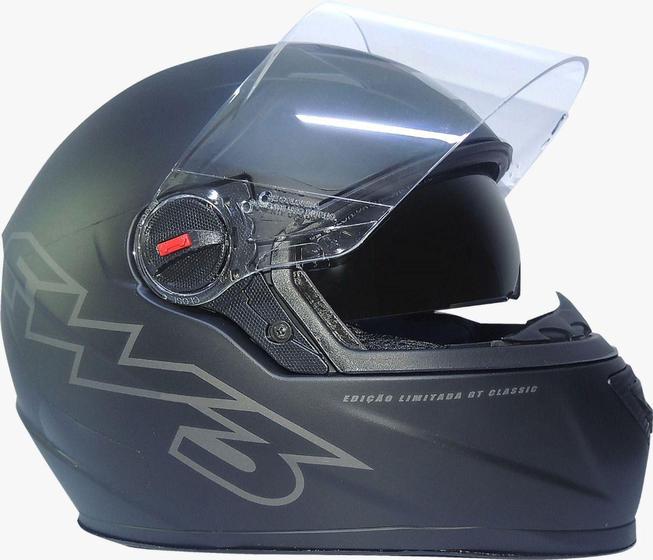 Capacete moto fw3 gtx classic fosco óculos interno fumê 56 Menor preço em Capacete moto fw3 gtx classic fosco óculos interno fumê 56