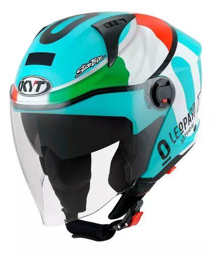 Imagem de Capacete Moto Kyt D-city Dennis Foggia Leopard