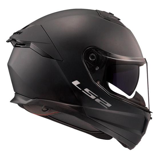 Imagem de Capacete Moto Ls2 Ff808 Stream 2  Monocolor Preto Fosco