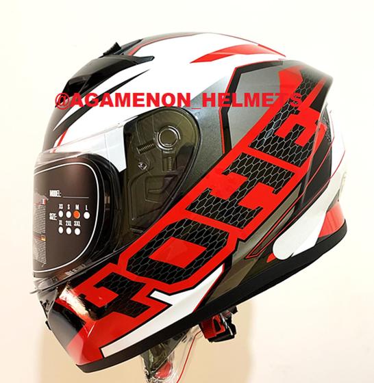 Imagem de Capacete Moto Original Helt Polar Yohe Blade TAMANHO 58