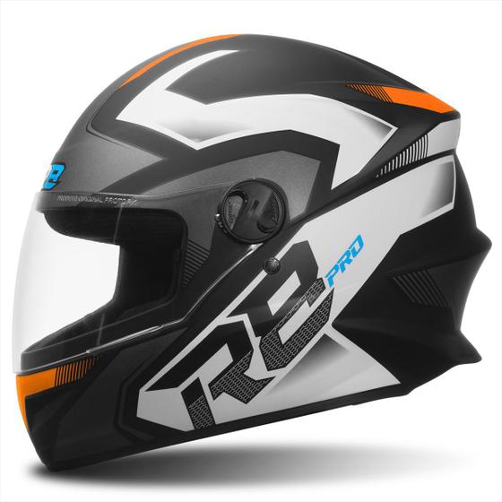 Imagem de Capacete Moto R8 Pro Fosco Fechado Urbano Integral Feminino Masculino Esportivo Pro Tork