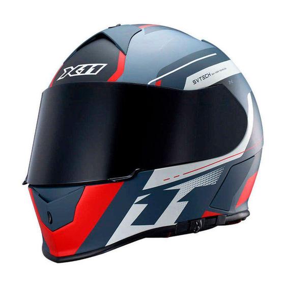 Imagem de Capacete Moto Unissex X11 Revo Pro Eleven Sv Viseira Extra