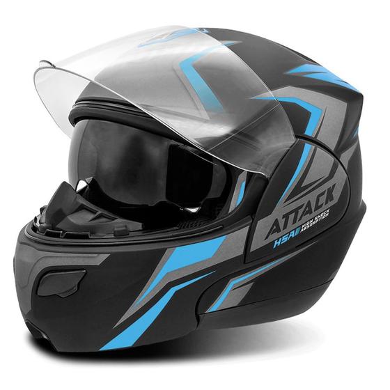 Capacete Motociclista Escamoteável Robocop Gladiador Pro Tork New Attack Fechado Viseira Dupla Menor preço em Capacete Motociclista Escamoteável Robocop Gladiador Pro Tork New Attack Fechado Viseira Dupla
