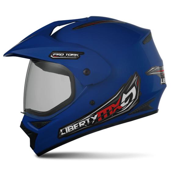 Imagem de Capacete Motocross Fechado Pro Tork  Trilha Off Road Liberty Mx Vision