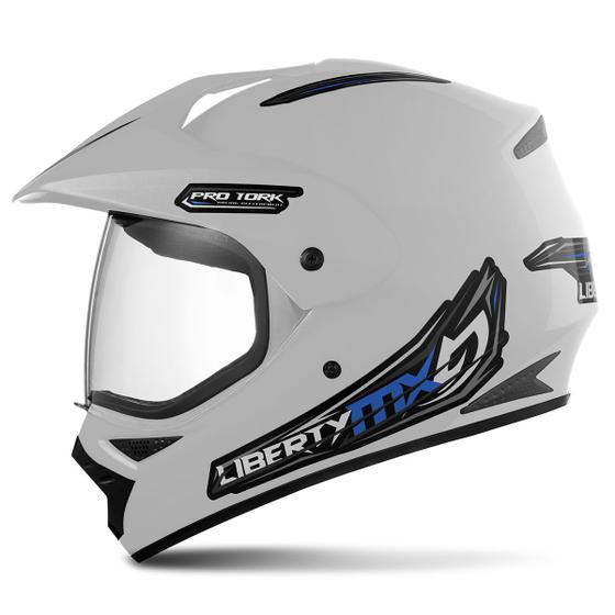 Capacete Motocross Fechado Pro Tork Trilha Off Road Liberty Mx Vision Menor preço em Capacete Motocross Fechado Pro Tork Trilha Off Road Liberty Mx Vision