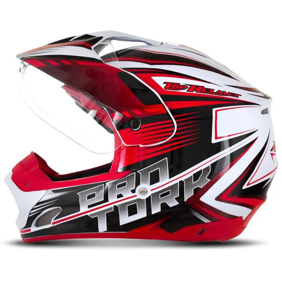 Imagem de Capacete Motocross Pro Tork Th1 Vision Adventure