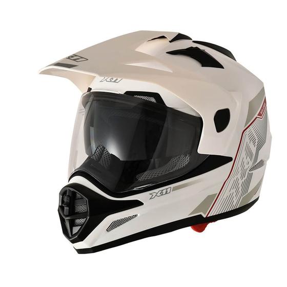 Capacete Motocross X11 Crossover Solides On e Off Road Menor preço em Capacete Motocross X11 Crossover Solides On e Off Road