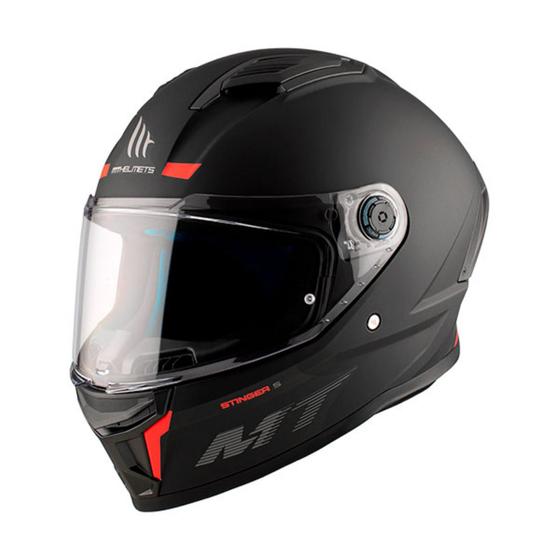 Imagem de Capacete mt helmets stinger 2 solid a1 - black mate