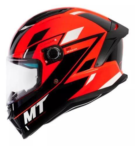 Imagem de Capacete mt stinger 2 zivze c5 brillo vermelho brilhante