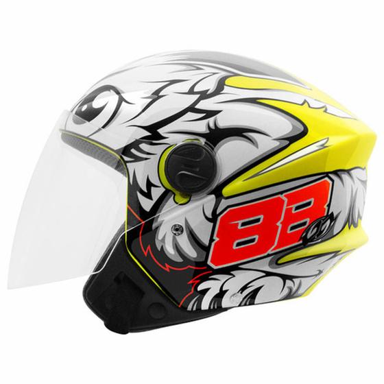 Imagem de Capacete New Liberty 3 GP 88 Amarelo Brilhante Tamanho 56 Pro Tork - CAP-754AM