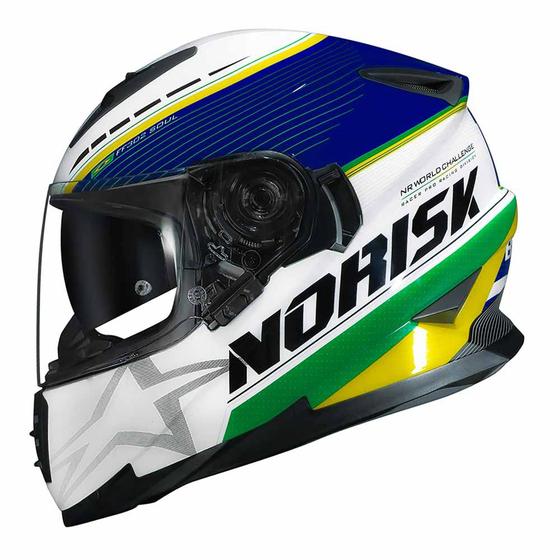 Imagem de Capacete Norisk FF302 Grand Prix Brasil