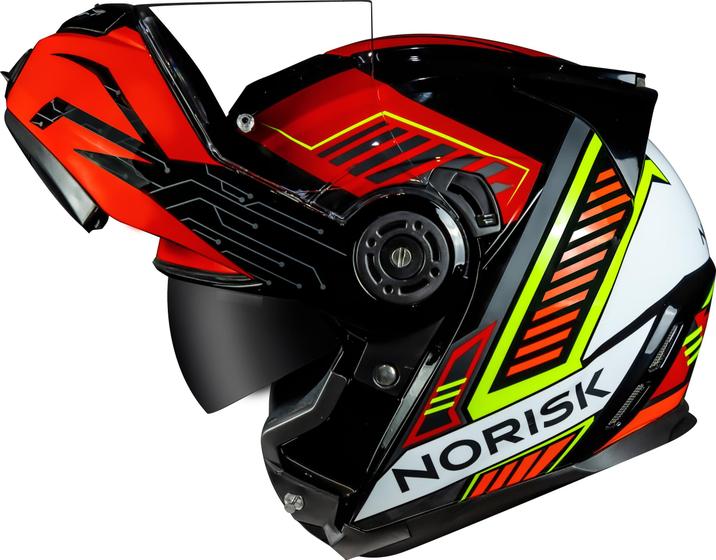 Imagem de Capacete norisk ff345 route charge preto vermelho