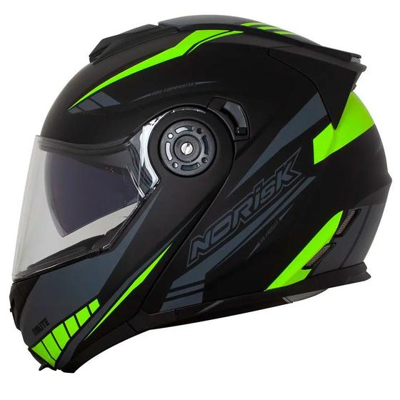 Imagem de Capacete Norisk FF345 Route Motion  Amarelo Fluorescente