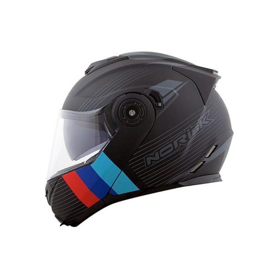 Imagem de Capacete Norisk FF345 Route Preto Azul e Vermelho