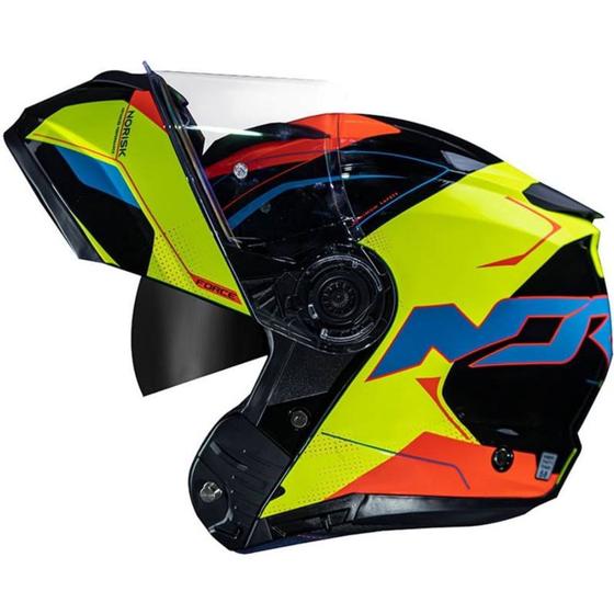 Imagem de Capacete Norisk Force Articulado Quantum - Amarelo/Preto 58 M