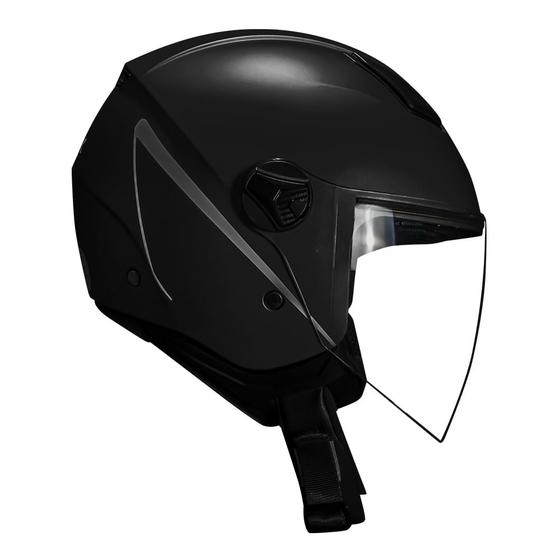 Imagem de Capacete norisk orion monocolor preto fosco