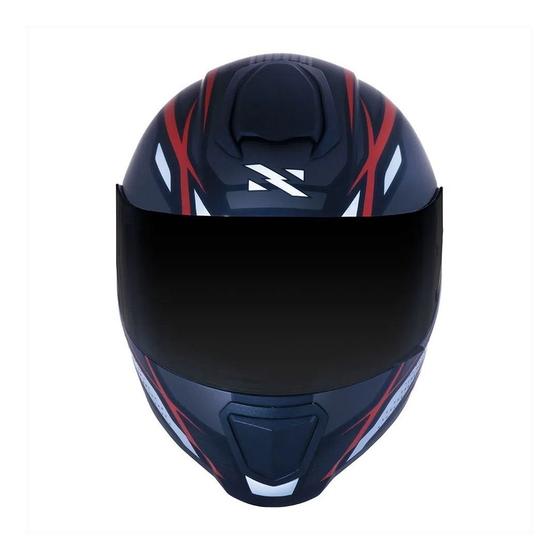 Imagem de Capacete Norisk Preto Titanium Vermelho Ff802 Razor Ninja